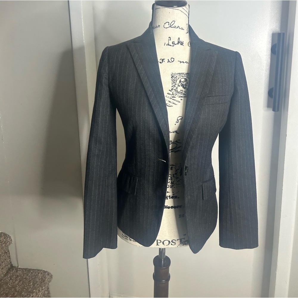 Pinstriped blazer